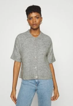 YASALVA CARDIGAN - Gilet - Grey Melange