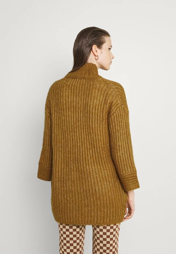 YASSUDANA CARDIGAN - Gilet - Bombay Brown Melange 3 YASSUDANA CARDIGAN - Gilet - Bombay Brown Melange – Image 3