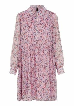 YASLILA - Robe Chemise - Lilac Chiffon -YAS Soldes Boutique 30381a62c4f84c47a85c7223eff7881d