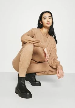 YASRONJA - Pantalon De Survêtement - Tawny Brown Melange -YAS Soldes Boutique 30badb69d13a4d8d9c556b9cc71fa48a