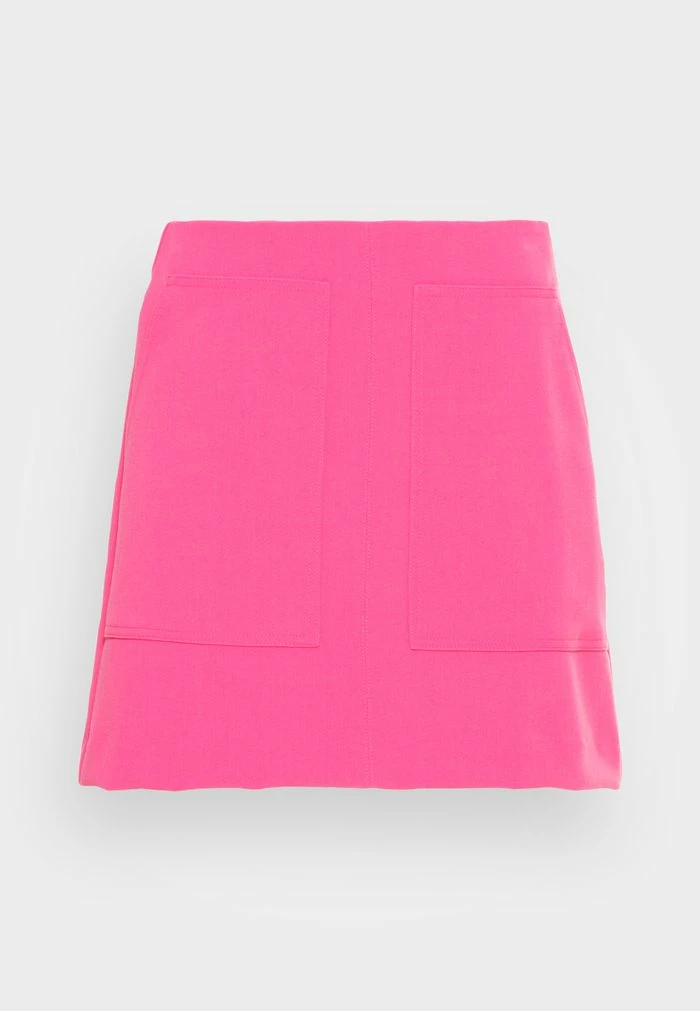 YASPINKI SHORT SKIRT - Minijupe - Schoking Pink 4 YASPINKI SHORT SKIRT - Minijupe - Schoking Pink – Image 4