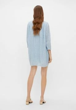 YASDORISA 3/4 LONG ICON - Tunique - Cashmere Blue -YAS Soldes Boutique 331c5b31715f4762967d194c3adb12d6