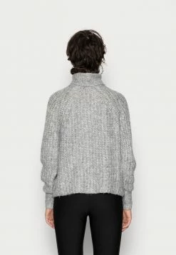 YASSUDANA ROLLNECK - Pullover - Light Grey Melange -YAS Soldes Boutique 333d26ddbe214852abcf1f89e6f4a816