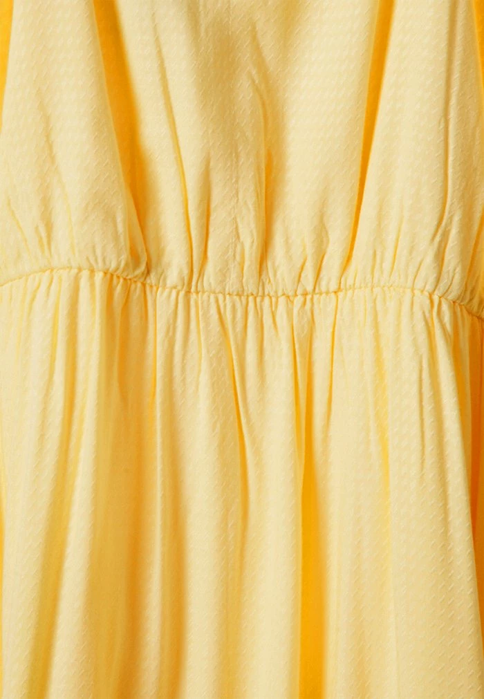 YASSHUMA ANKLE DRESS - Robe Longue - Pale Banana 3 YASSHUMA ANKLE DRESS - Robe Longue - Pale Banana – Image 3