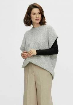 YAS T-shirt Imprimé - Light Grey Melange