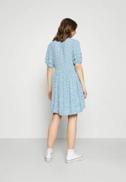 YASLURA DRESS - Robe Chemise - Dusk Blue -YAS Soldes Boutique 371dc5b3787f46d7a59ef2e05a875edb