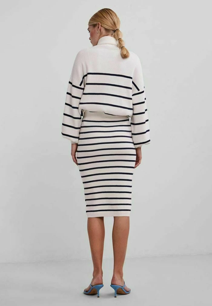 YASDELI - Jupe Crayon - Star White 3 YASDELI - Jupe Crayon - Star White – Image 3