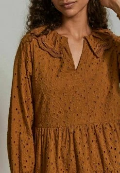 YAS Robe De Jour - Bronze Brown -YAS Soldes Boutique 3848a822c0ce4d5fb4b045e85607a3f2