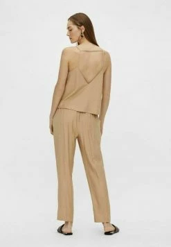 YASMOLLA - Pantalon Classique - Tan -YAS Soldes Boutique 397de3e55e034b1c8c48c06769f74b75