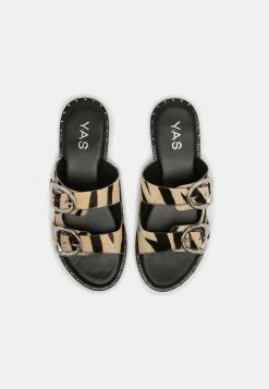 YASZEBBI - Mules - Star White/zebra -YAS Soldes Boutique 3ad241f512a64133967f6c533eb8c423