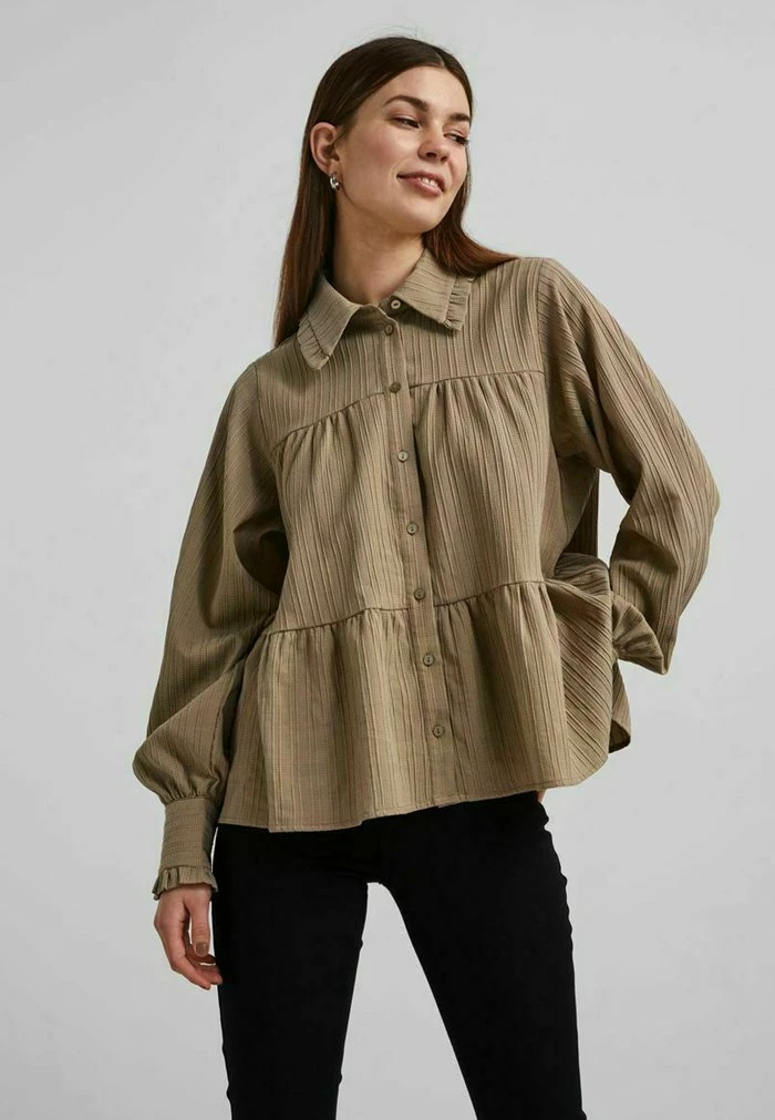 YAS MARONA - Chemisier - Vetiver 1 YAS MARONA - Chemisier - Vetiver