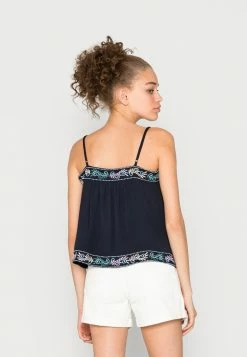 YASCHELLA STRAP FEST - Débardeur - Sky Captain/white Embroidery -YAS Soldes Boutique 3b5192bd4db8430e92e0a23c4e5de35e