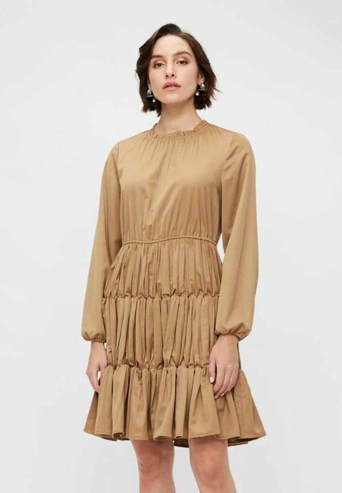 YASTAFETTA - Robe De Jour - Warm Taupe 1 YASTAFETTA - Robe De Jour - Warm Taupe