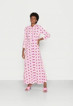 YASSAVANNA LONG SHIRT DRESS - Robe Longue - Pastel Lavender/begonia