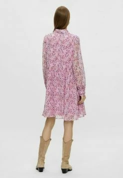 YASLILA - Robe Chemise - Lilac Chiffon -YAS Soldes Boutique 3f4c2bd68cd44db080fe049462c83779