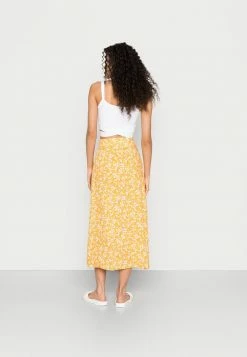 YASDOMILLA LONG WRAP SKIRT - Jupe Crayon - Radiant Yellow Domilla -YAS Soldes Boutique 402c65d829544152850641b2ede26ac5