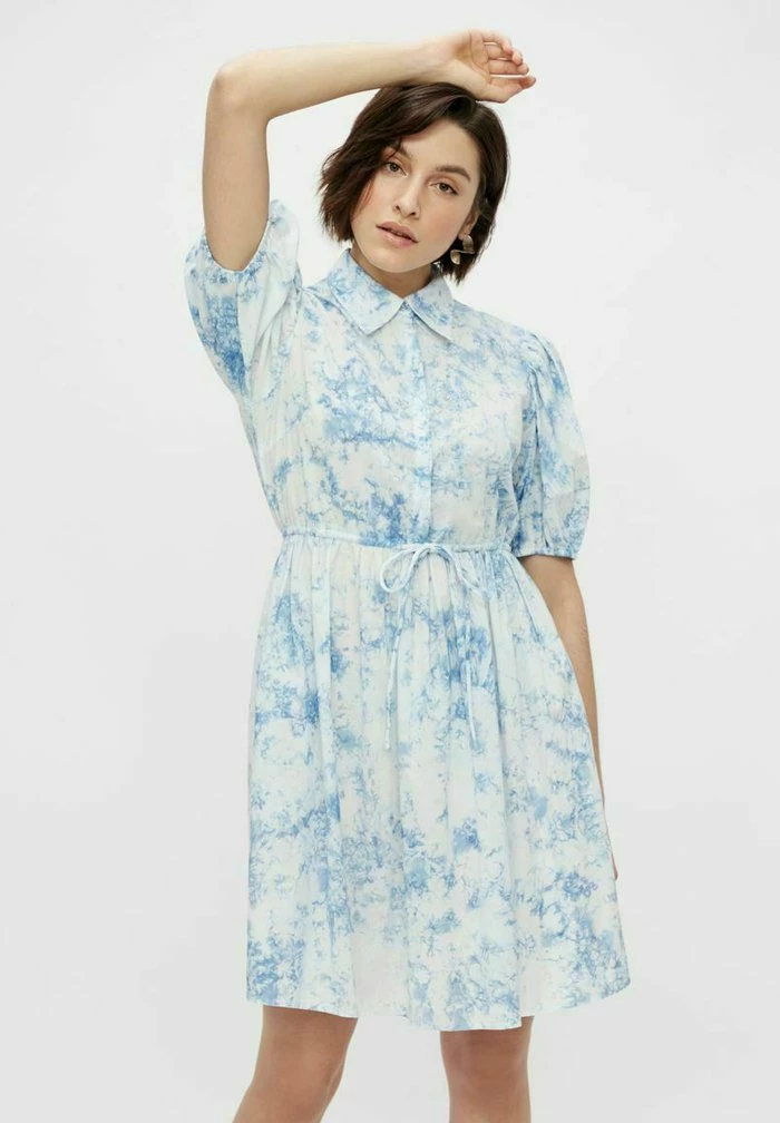 YAS Robe Chemise - Whispy Blue 1 YAS Robe Chemise - Whispy Blue