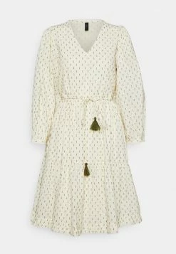 YASFAHMO DRESS FEST - Robe De Jour - Eggnog