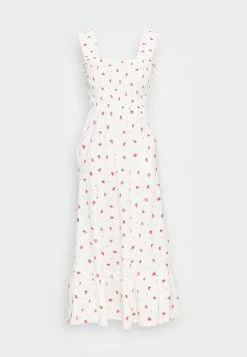 YASSTRAWBA MIDI DRESS - Robe De Jour - Eggnog -YAS Soldes Boutique 41c22c36a56740bf8977723e256951c8