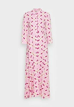 YASSAVANNA LONG SHIRT DRESS - Robe Longue - Pastel Lavender/begonia -YAS Soldes Boutique 42529b16227341eda54a36dcde775f3a