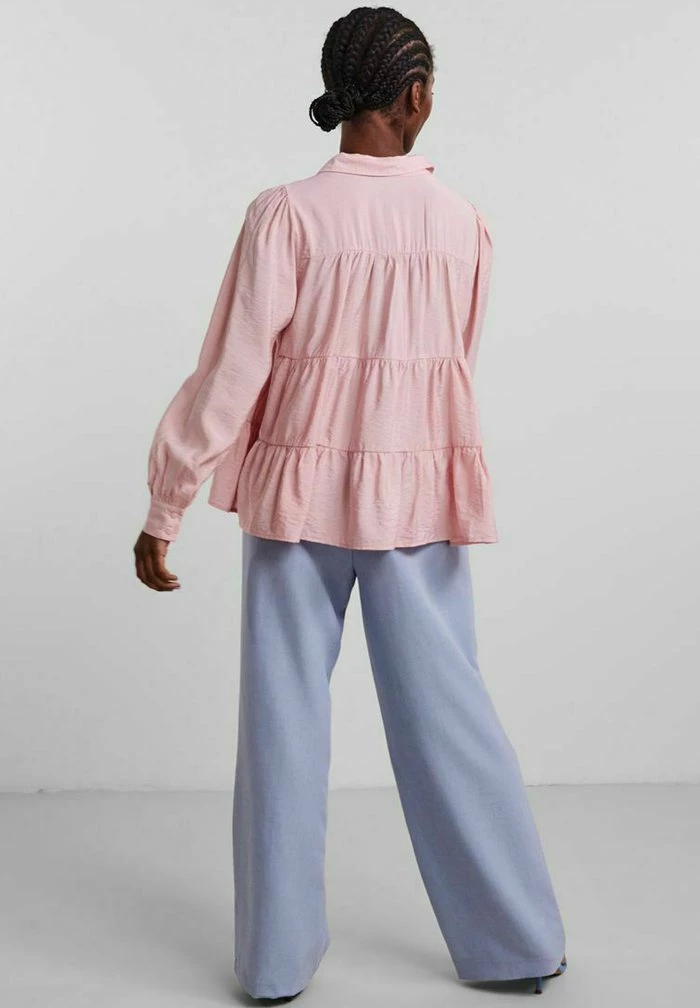 YASPALA - Chemisier - Silver Pink 3 YASPALA - Chemisier - Silver Pink – Image 3