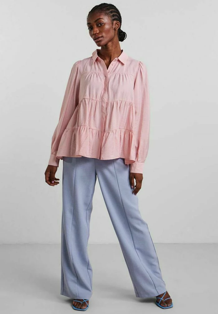 YASPALA - Chemisier - Silver Pink 2 YASPALA - Chemisier - Silver Pink – Image 2