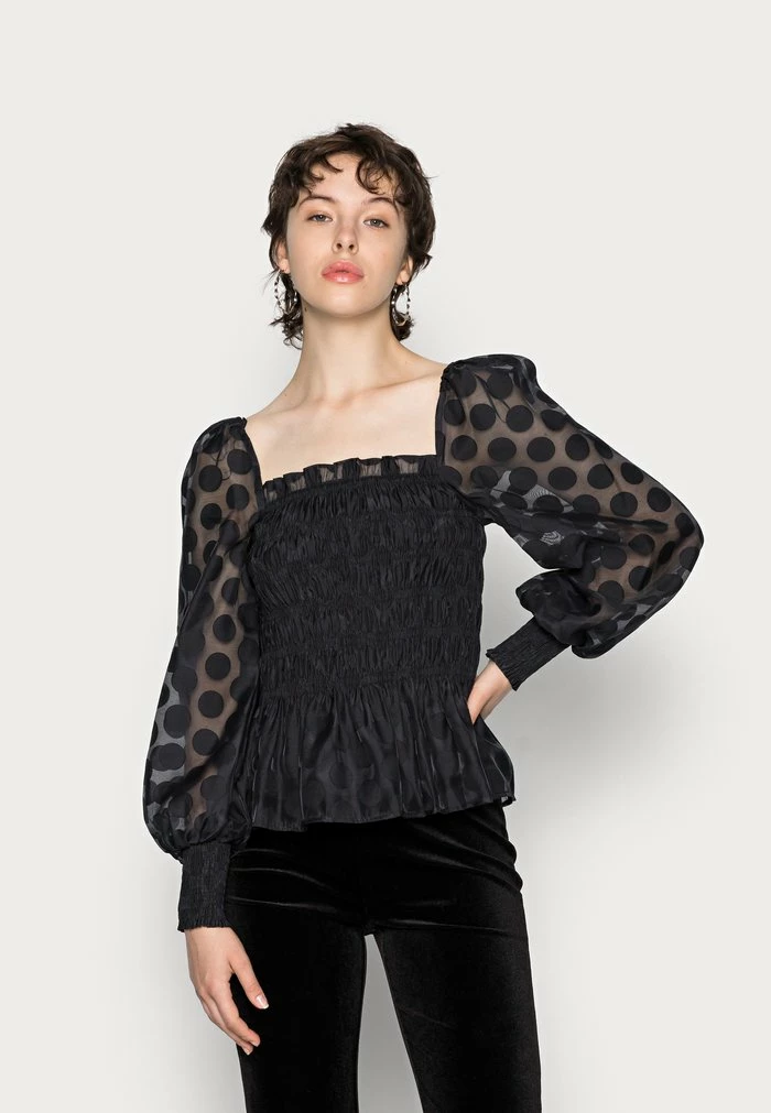 YASOLA - Blouse - Black 1 YASOLA - Blouse - Black
