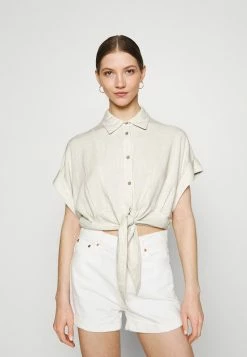 YASVIRO TIE SHIRT - Chemisier - Eggnog