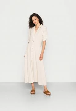 YASFLAXA LONG DRESS - Robe Longue - Beige/melange