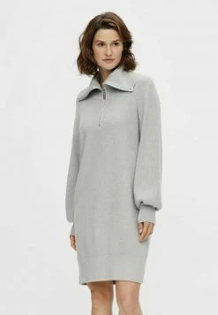 YAS Robe Pull - Light Grey Melange