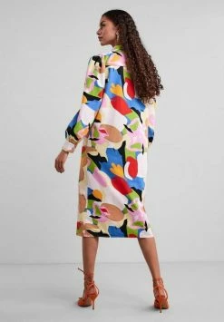 YASCALIX - Robe Chemise - Multicolor 8 YASCALIX - Robe Chemise - Multicolor -YAS Soldes Boutique 483e974bd1574e78964f06d9df2e8895