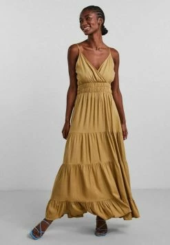 YAS SIRALA LONG DRESS - Robe Longue - Khaki