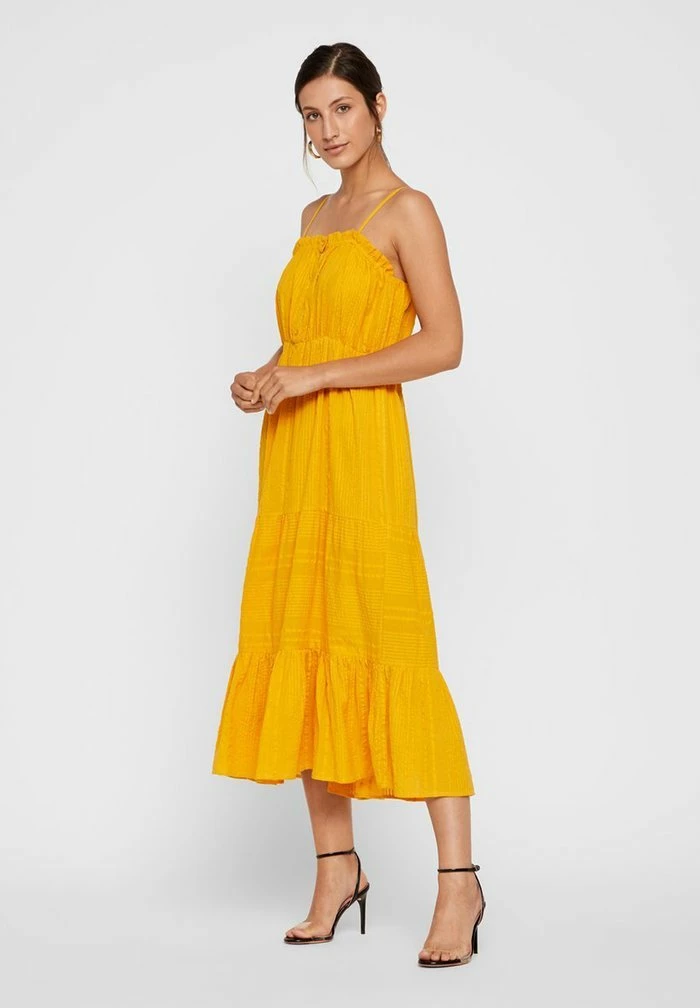 YAS Robe De Jour - Golden Rod 1 YAS Robe De Jour - Golden Rod