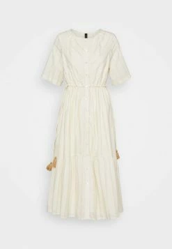 YASFALAK MIDI DRESS - Robe De Jour - Star White