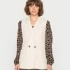 YASFLAXA WAISTCOAT - Veste Sans Manches - Beige Melange