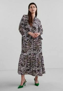 YASDARA - Robe Chemise - Purple Heather