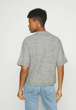 YASALVA CARDIGAN - Gilet - Grey Melange -YAS Soldes Boutique 4b5917e3298642199393e0a848d7669a