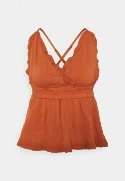 YASFERIDA SINGLET FEST - Blouse - Autumn Leaf