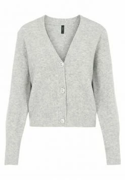 YAS Gilet - Light Grey Melange -YAS Soldes Boutique 514d564d204642daba6c3c641315a321