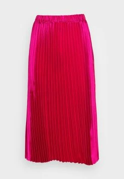 YAS Jupe Plissée - Pink Yarrow -YAS Soldes Boutique 51bea78c6e164946bbd9d75c879475fd