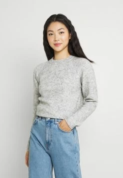 YASALVA O NECK - Pullover - Light Grey