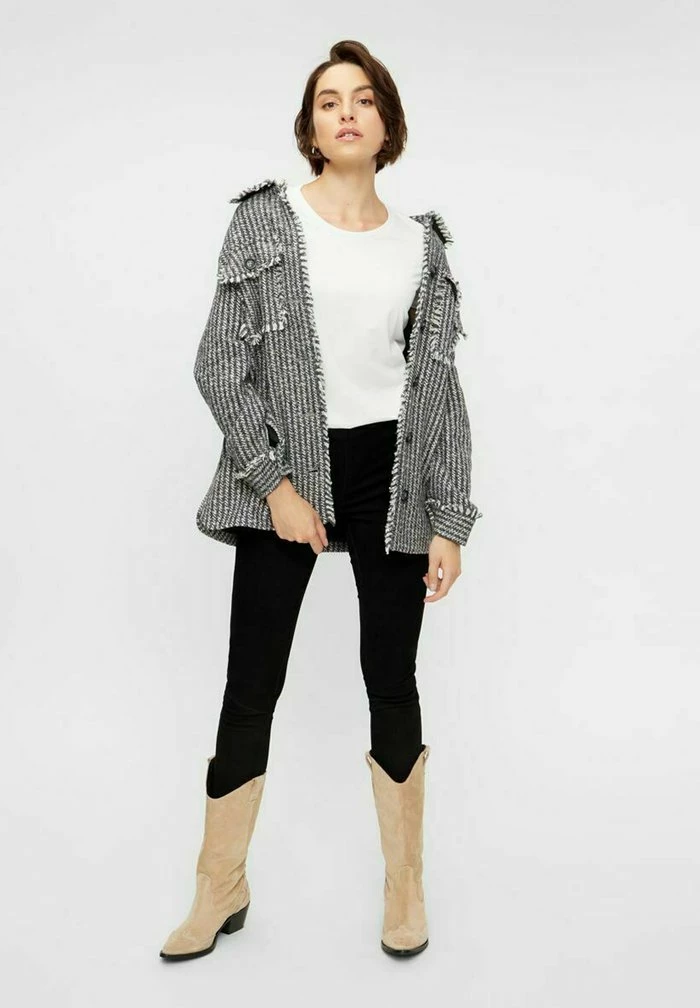 YAS Veste Légère - Silver Gray 2 YAS Veste Légère - Silver Gray – Image 2