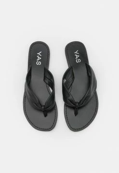 YASSALLI FLAT - Tongs - Black -YAS Soldes Boutique 52ab6966d5434fc0ab34b42a3b576bae