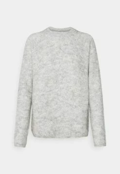 YASALVA O NECK - Pullover - Light Grey -YAS Soldes Boutique 538d82fd18924147b9a2eedb07f4d4d9