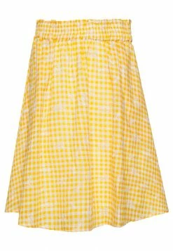 YASMANVI SKIRT - Jupe Trapèze - Cadmium Yellow/star