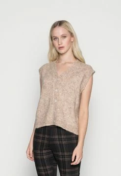 YASSILVO VEST - Veste Sans Manches - Sand Melange