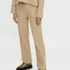 YAS Pantalon De Survêtement - Beige/mottled Beige