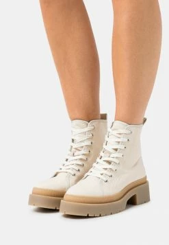 YASCANVASI BOOTS - Bottines à Plateau - Tapioca