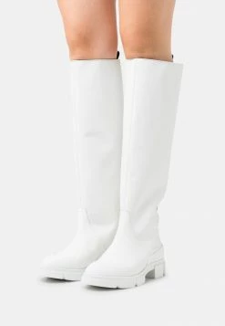 YASRAINY KNEE HIGH BOOTS - Bottes - All White Or All Beige