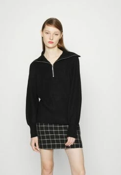 YASDALMA ZIP - Pullover - Black